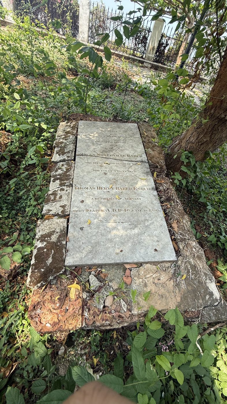 Tomb of Helen Baber wife of Pazhassi Raja killer Thomas Hervey Baber