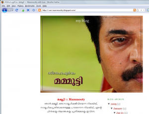 mammootty-malayalam-blog Mammooty's Blog