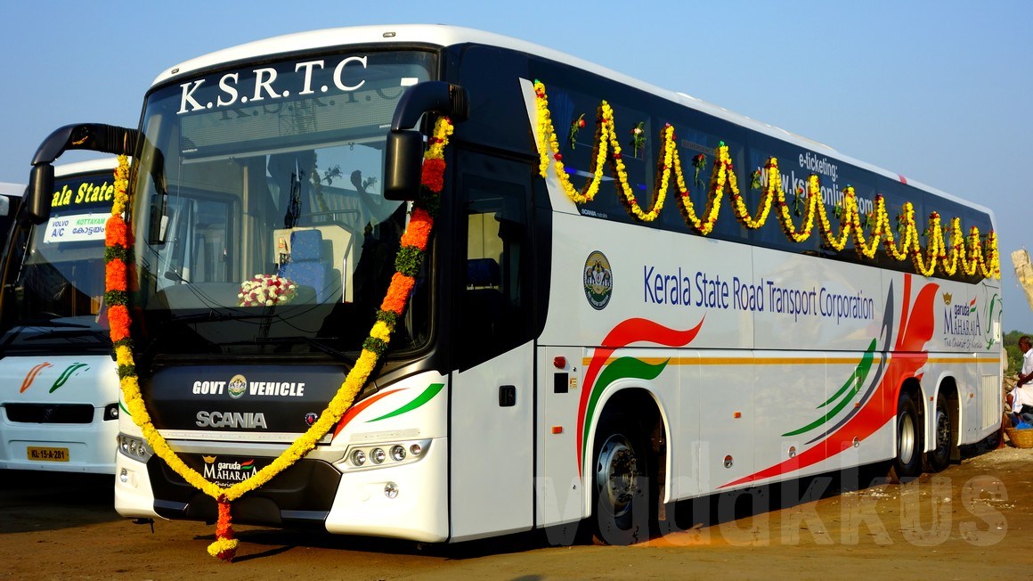 KSRTC New Scania Bus Services Time Table | Kerala Click